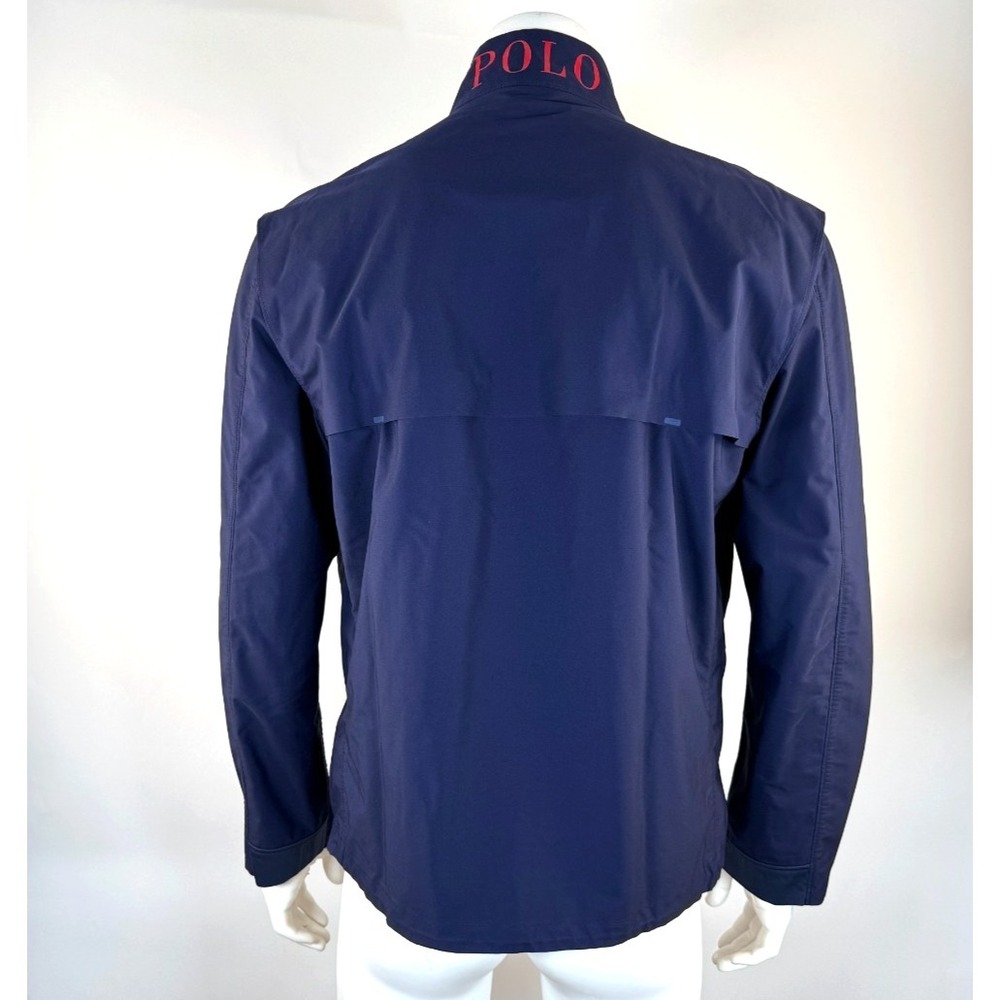 Polo Golf Ralph Lauren Windbreaker Mens L EUC Full Zip Performance Shell Jacket